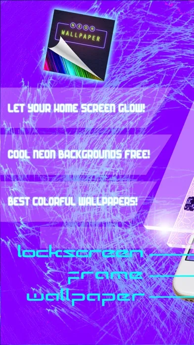 Neon Wallpapers HD Free – Create the Best Lock Screen Theme and Custom Glow.ing Backgrounds Screenshots
