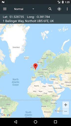 Map Coordinates Screenshots