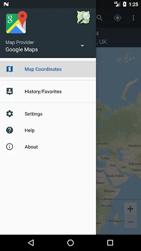 Map Coordinates Screenshots