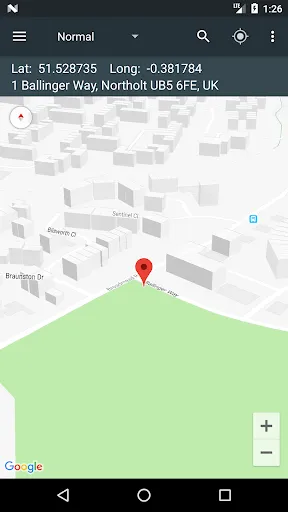 Map Coordinates Screenshots