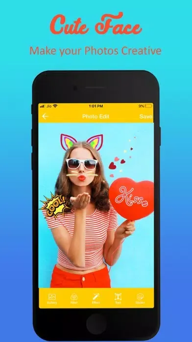 Snappy - Cat Face Photo Editor 스크린샷