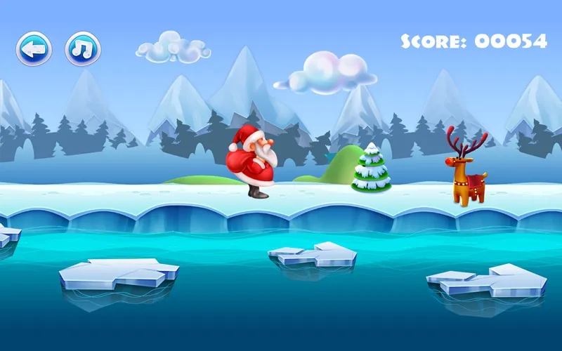 Tangkapan layar Santa Christmas Jump: Fun Game