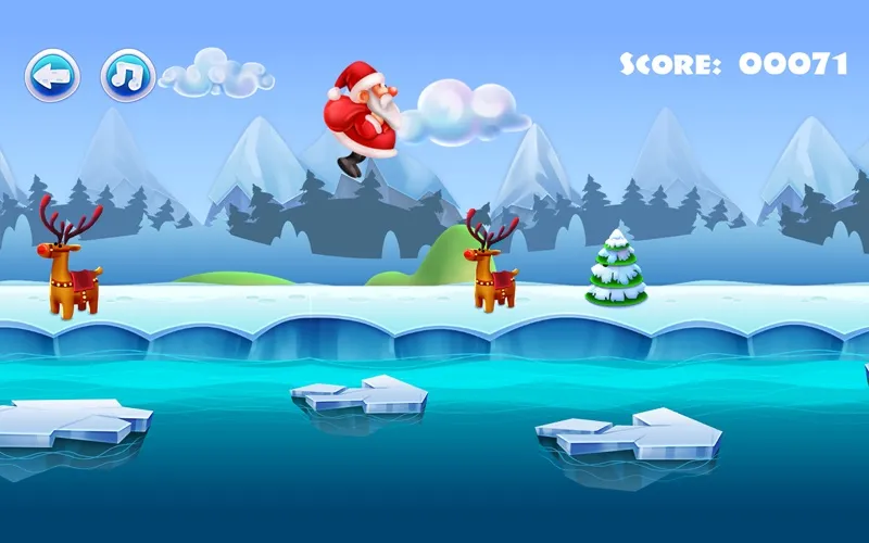 Tangkapan layar Santa Christmas Jump: Fun Game