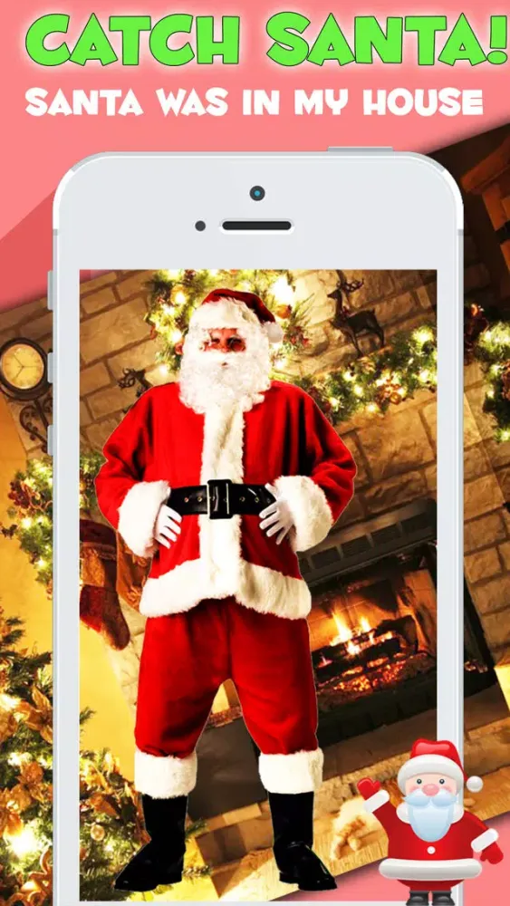 Santa in My House - Christmas Photo Booth Camera 2015 Ekran Görüntüleri