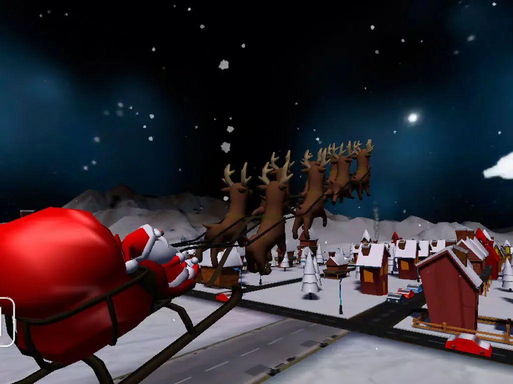 Capturas de tela do Santa Flight Simulator iPad 