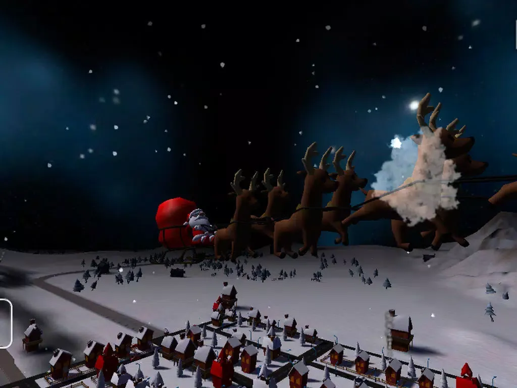 Capturas de tela do Santa Flight Simulator iPad 