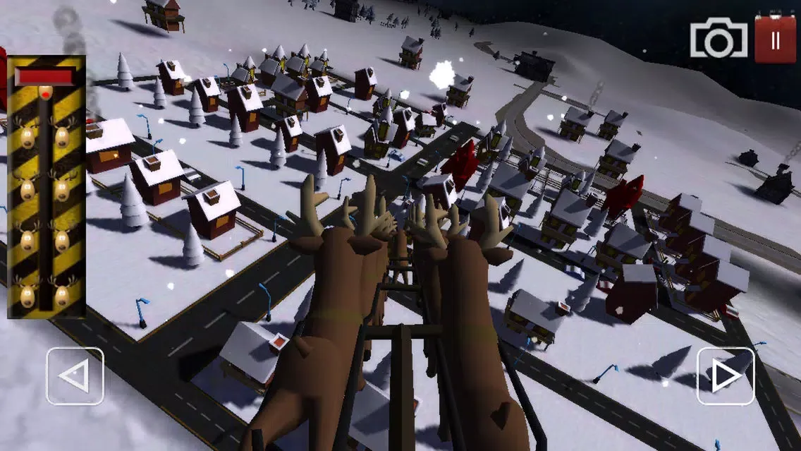 Capturas de tela do Santa Flight Simulator