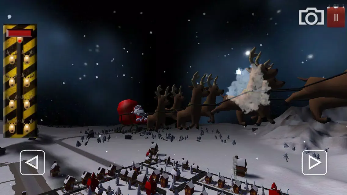 Capturas de tela do Santa Flight Simulator