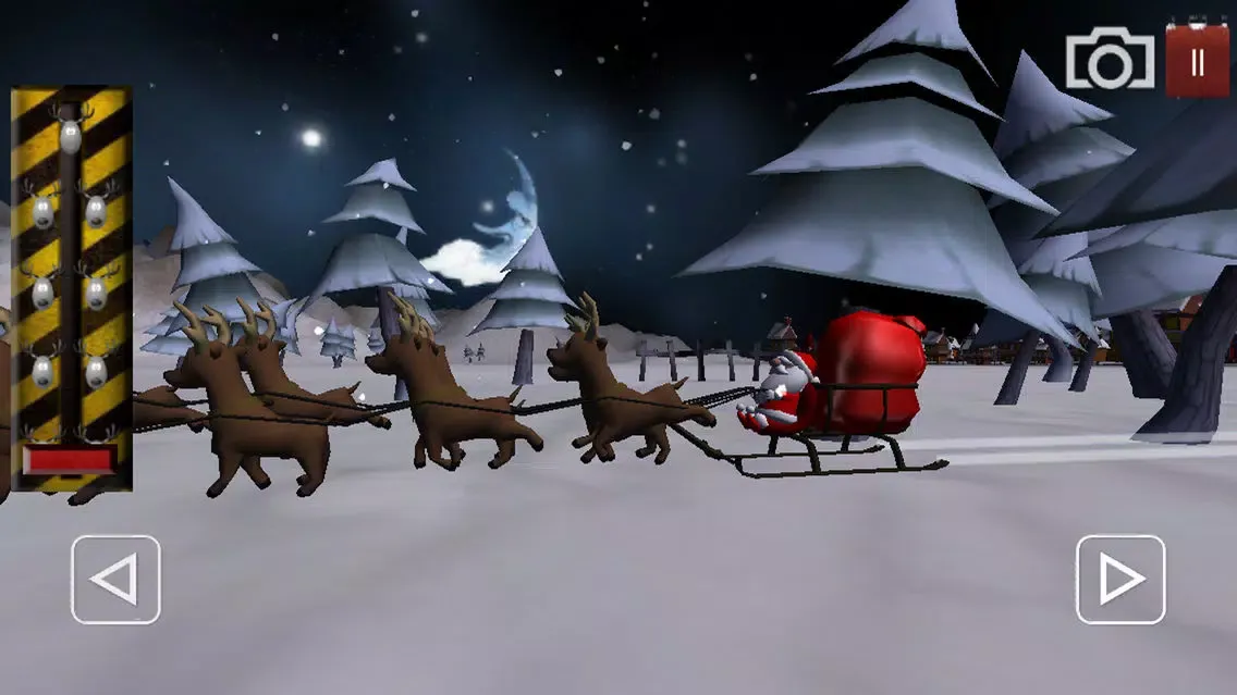 Capturas de tela do Santa Flight Simulator