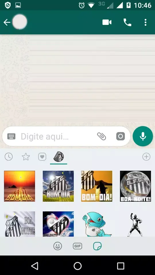 Capturas de pantalla de Figurinhas do Santos, o Peixe