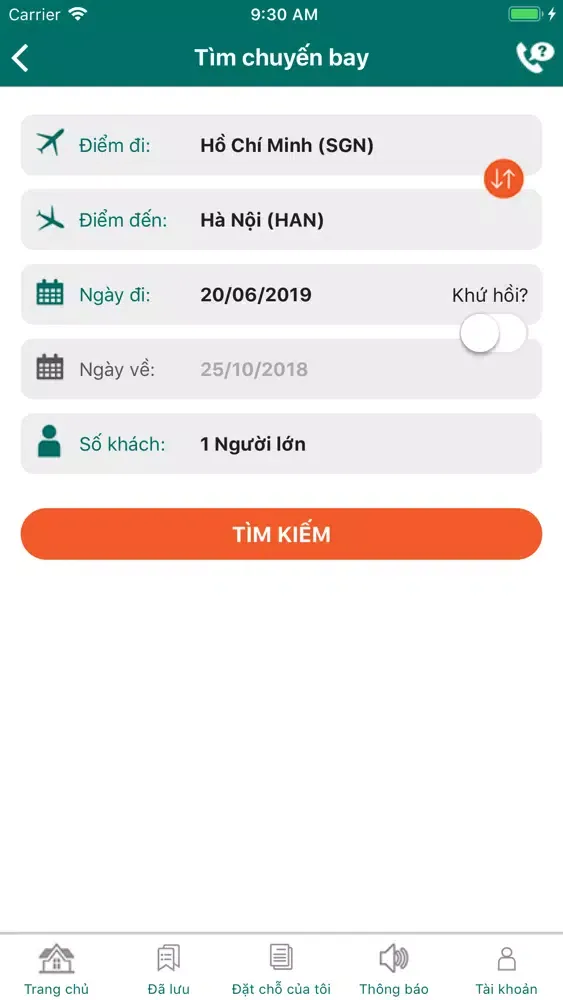 SaoMaiFly Vé máy bay giá rẻ應用截圖