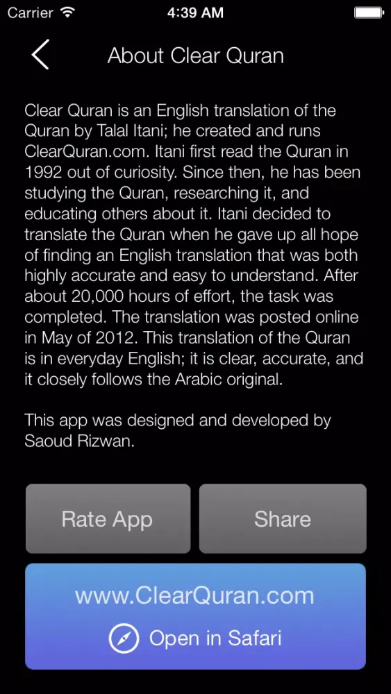 Clear Quran Screenshots