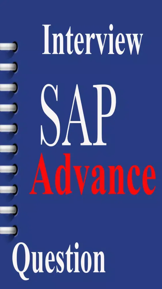 Zrzuty ekranu SAP Advance Interview Questions