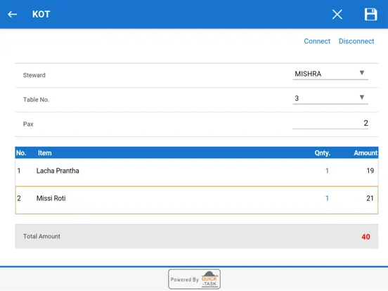 QUICK POS SAPPHIRE IT iPad  Screenshots