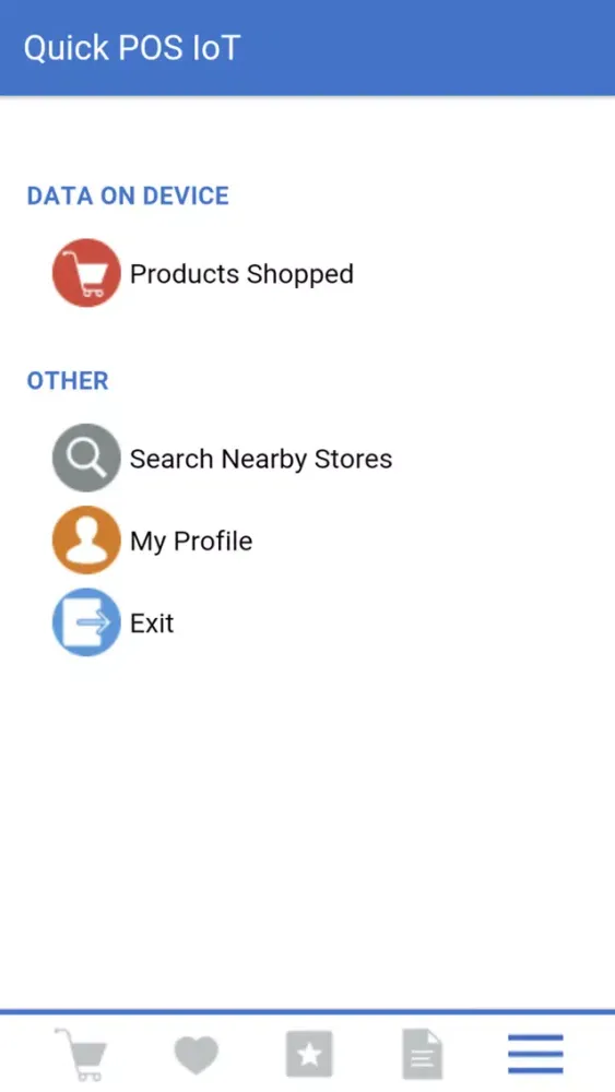 Quick Pos IoT Screenshots