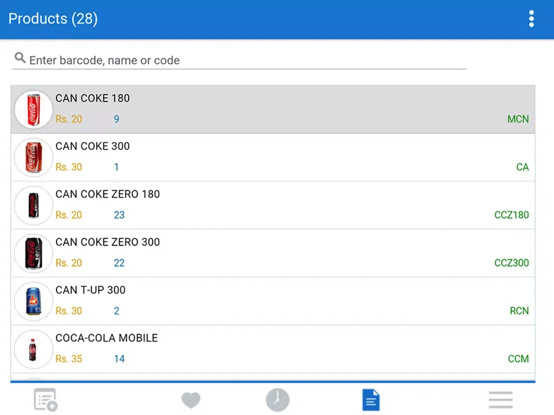 Tangkapan layar Quick Pos Pro iPad 