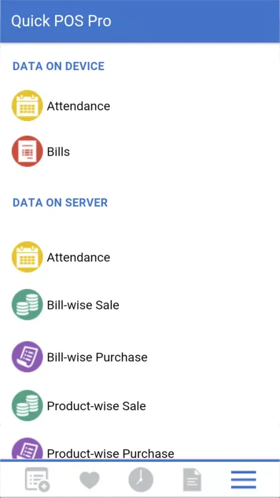 Tangkapan layar Quick Pos Pro