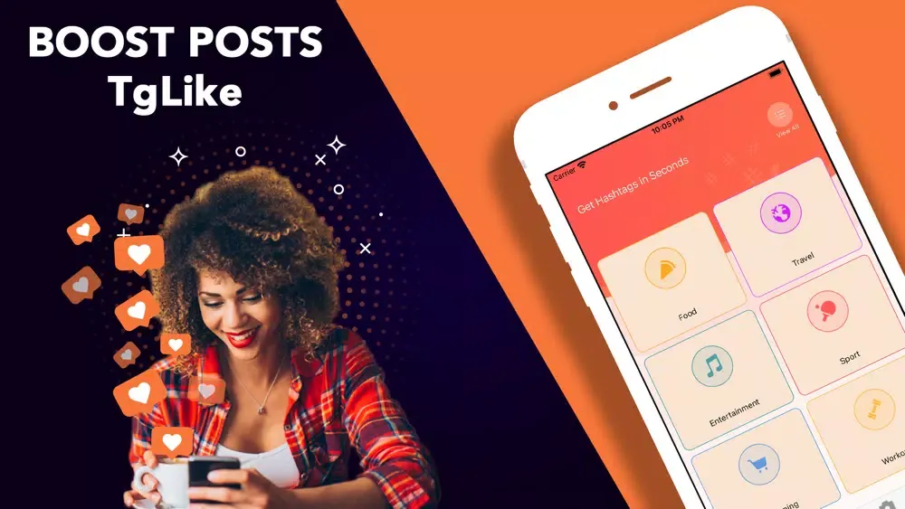 Zrzuty ekranu TgLike - Boost Instagram Likes