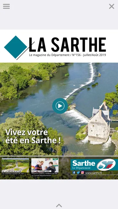 Ảnh chụp màn hình của La Sarthe - Le mag