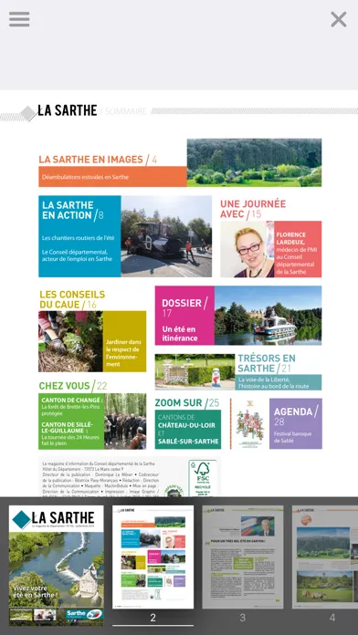 Ảnh chụp màn hình của La Sarthe - Le mag