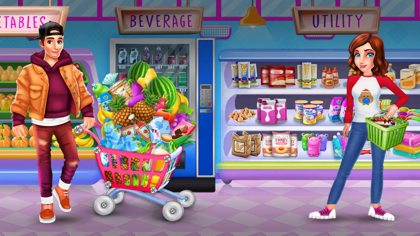Super Market Shopping Games Screenshots