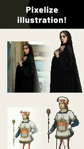 PixelMe: Pixel Art AI Camera Screenshots