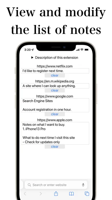 ภาพหน้าจอของ Note By Site Pro