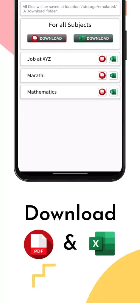 Self Attendance Screenshots