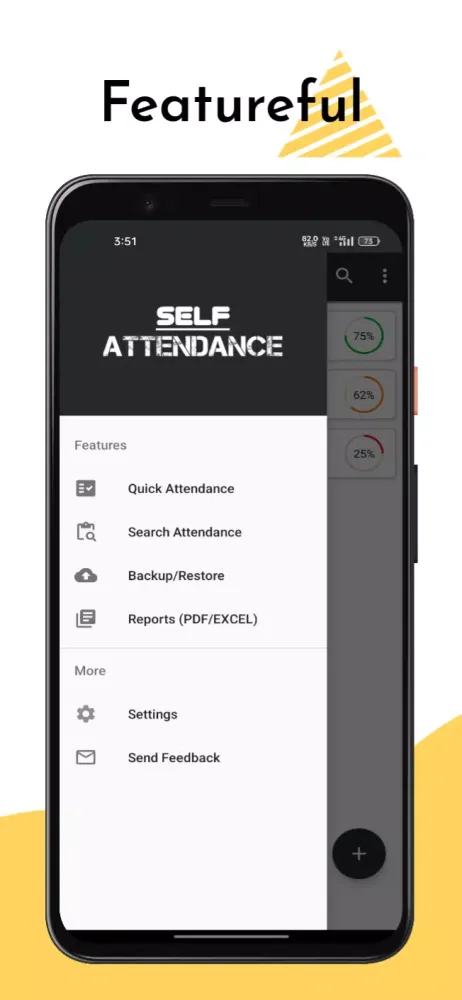 Self Attendance Screenshots
