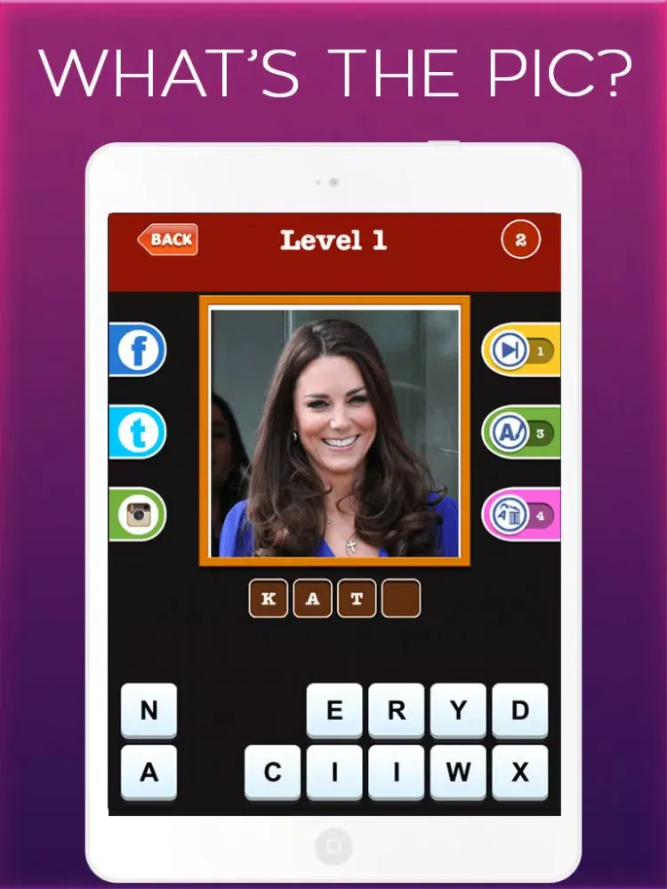 Capturas de tela do Celeb Guess - Can You Name That Celebrity Pic? iPad 