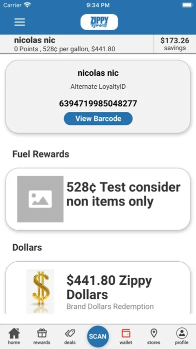 Zippy Rewards 스크린샷