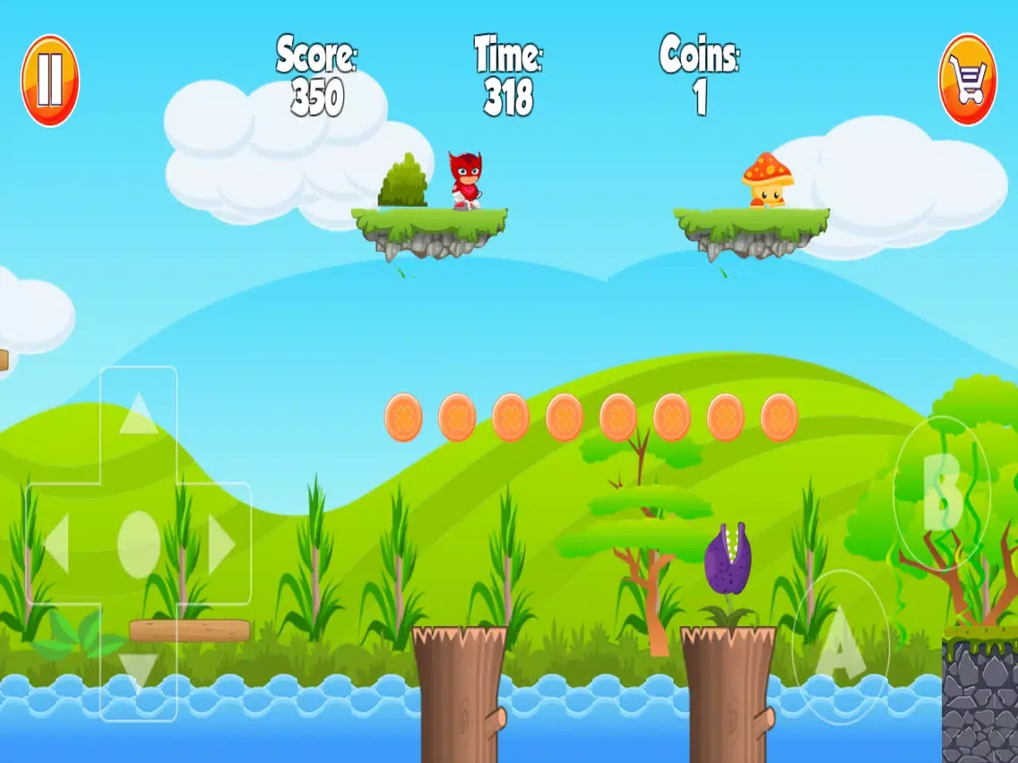 Ảnh chụp màn hình của Pj Adventure Mask World iPad 