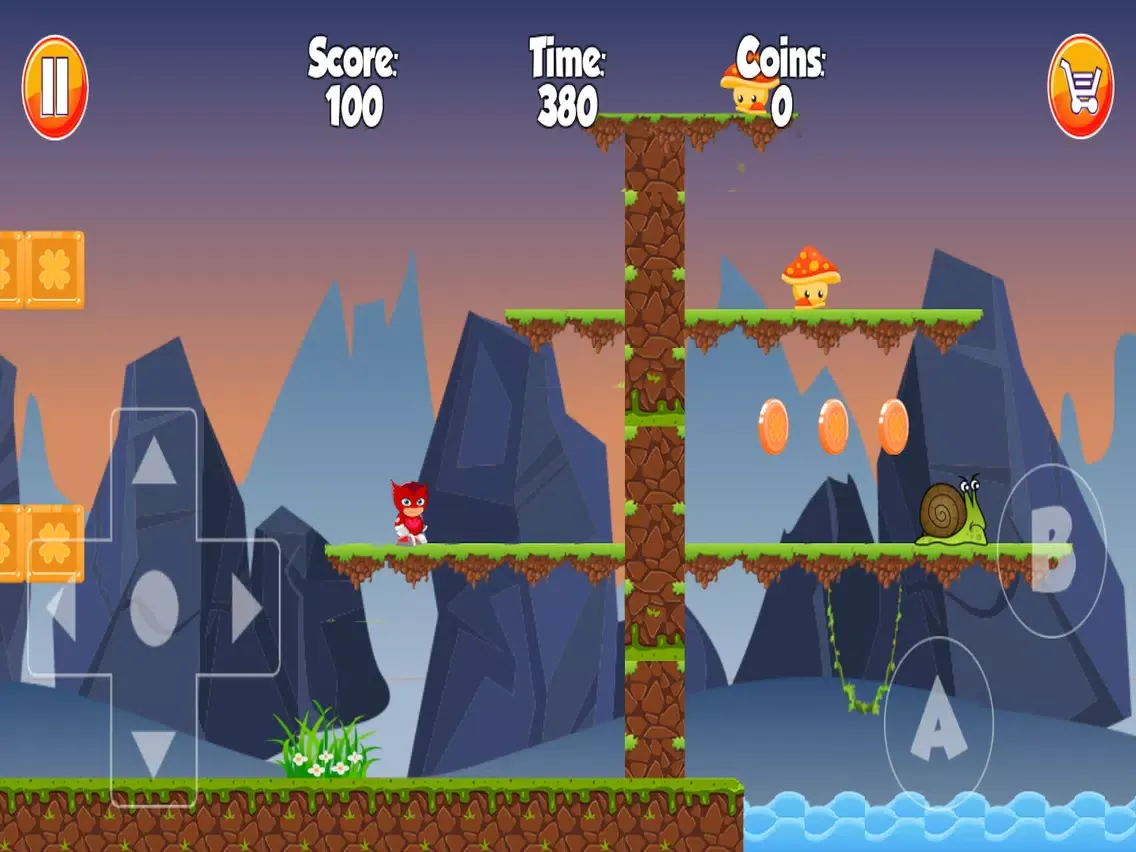 Ảnh chụp màn hình của Pj Adventure Mask World iPad 