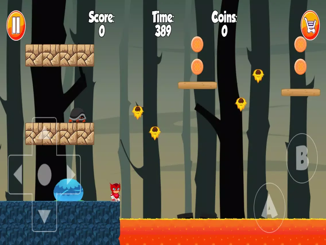 Ảnh chụp màn hình của Pj Adventure Mask World iPad 