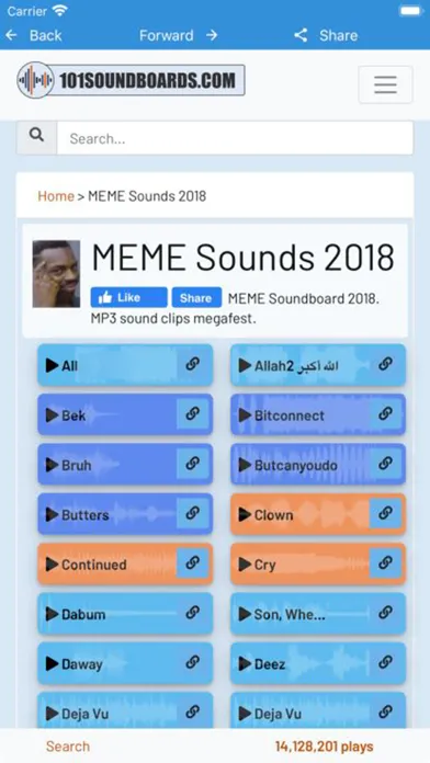 101 Soundboards स्क्रीनशॉट