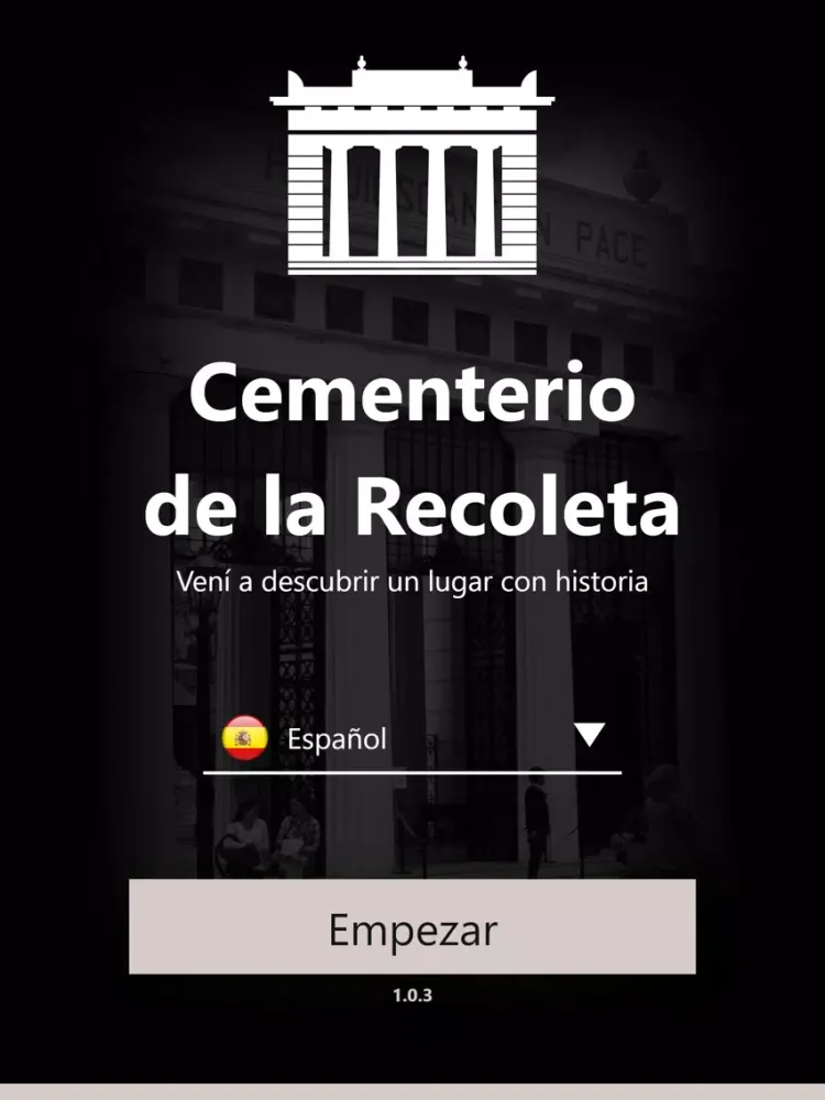 Zrzuty ekranu Cementerio Recoleta iPad 