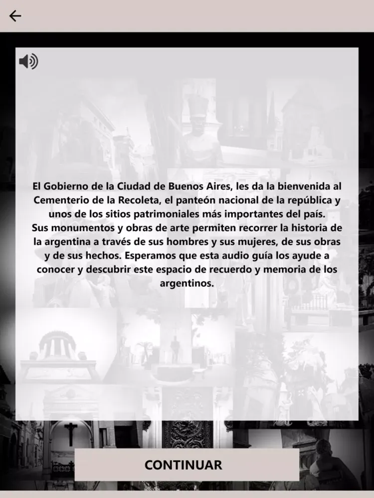 Zrzuty ekranu Cementerio Recoleta iPad 