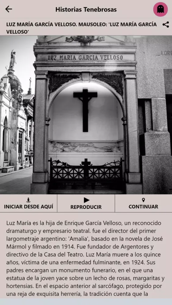 Zrzuty ekranu Cementerio Recoleta