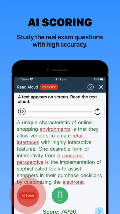 PTE Success - Exam Preparation Screenshots