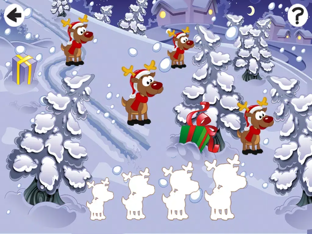 Capturas de pantalla de Christmas Game For Children: Learn To Compare and Sort iPad 
