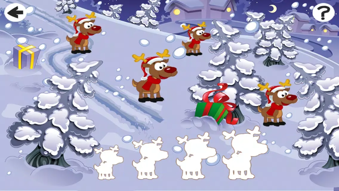 Capturas de pantalla de Christmas Game For Children: Learn To Compare and Sort
