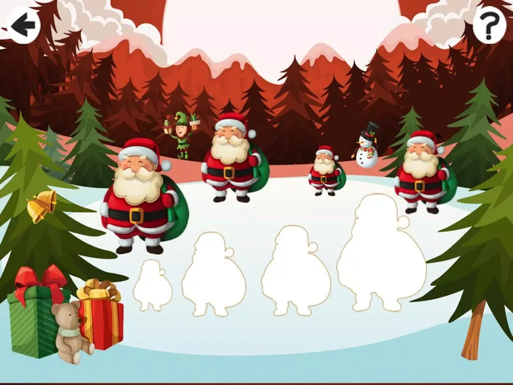Capturas de pantalla de Christmas Game For Children: Learn To Compare and Sort iPad 