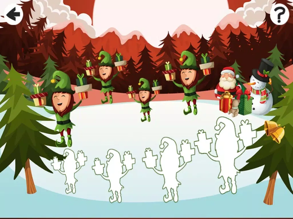 Capturas de pantalla de Christmas Game For Children: Learn To Compare and Sort iPad 