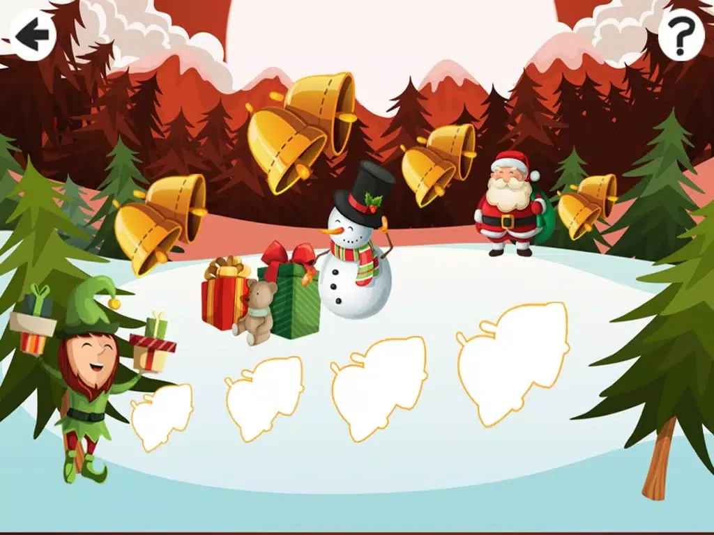Capturas de pantalla de Christmas Game For Children: Learn To Compare and Sort iPad 