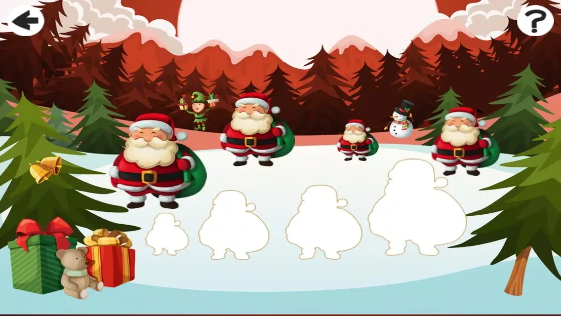 Capturas de pantalla de Christmas Game For Children: Learn To Compare and Sort