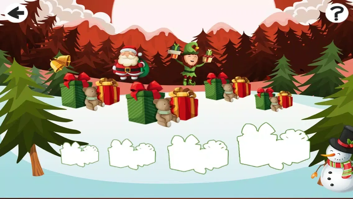 Capturas de pantalla de Christmas Game For Children: Learn To Compare and Sort