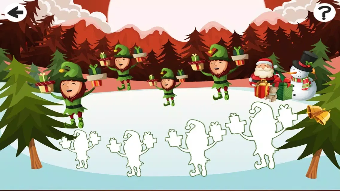 Capturas de pantalla de Christmas Game For Children: Learn To Compare and Sort