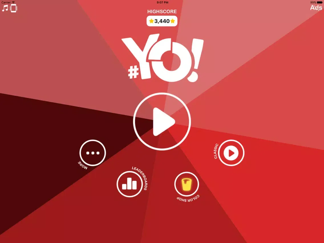 Tangkapan layar #Yo - Modern Simon Says iPad 