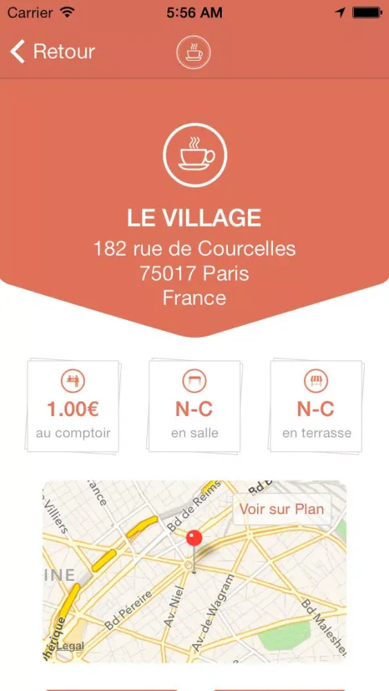 1€afé - Paris应用截图