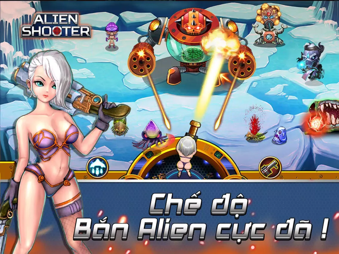 Ảnh chụp màn hình của World War: Alien Shooter iPad 